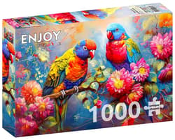 Puzzle 1000 el. Tropikalni towarzysze