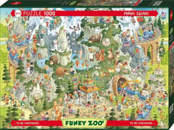 Puzzle 1000 Funky Zoo - część XII ZOO w Himalajach