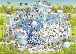 Puzzle 1000 Funky ZOO - Zoo zimą