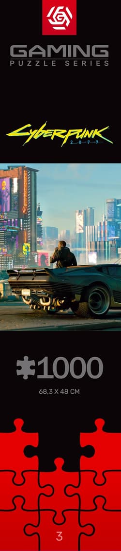 Galeria - zdjęcie nr. 5 - Puzzle 1000 Gaming Cyberpunk 2077 Mercenary on the Rise