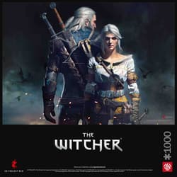 Galeria - zdjęcie nr. 3 - Puzzle 1000 Gaming The Witcher Wiedźmin Geralt & Ciri