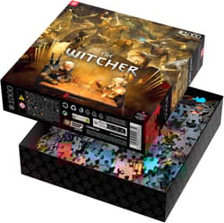 Galeria - zdjęcie nr. 3 - Puzzle 1000 Gaming The Witcher Wiedźmin Playing Gwent