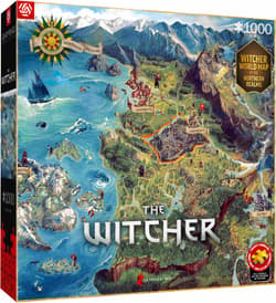Puzzle 1000 Gaming The Witcher (Wiedźmin) The Northern Realms Map