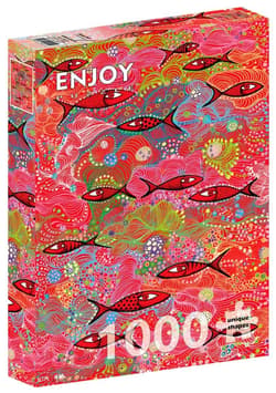 Puzzle 1000 Głęboka czerwień