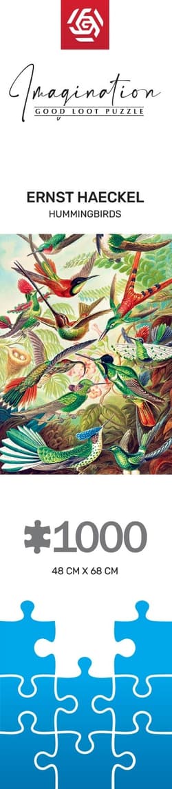 Galeria - zdjęcie nr. 3 - Puzzle 1000 Imagination Ernst Haeckel Hummingbirds Kolibry