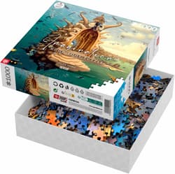 Galeria - zdjęcie nr. 2 - Puzzle 1000 Imagination  Jacek Yerka Harbor Port