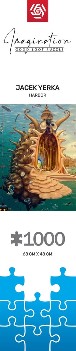 Galeria - zdjęcie nr. 3 - Puzzle 1000 Imagination  Jacek Yerka Harbor Port