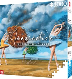 Galeria - zdjęcie nr. 3 - Puzzle 1000 Imagination Rafał Olbiński The Shape of Color Green