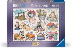 Puzzle 1000 Kalendarz Szalonych Kotów