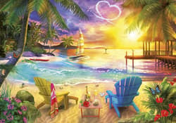 Galeria - zdjęcie nr. 2 - Puzzle 1000 Kocham plażę 113411