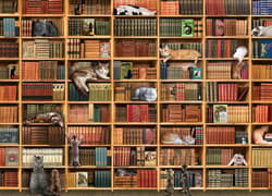 Galeria - zdjęcie nr. 2 - Puzzle 1000 Kocia biblioteka 112232