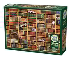 Puzzle 1000 Kocia biblioteka 112232