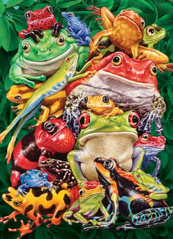 Galeria - zdjęcie nr. 2 - Puzzle 1000 Kolorowe Żaby 112248