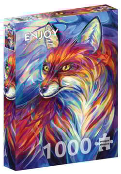 Puzzle 1000 Kolorowy lis