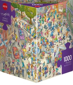 Puzzle 1000 Komórkowe Zombie (Puzzle+plakat)
