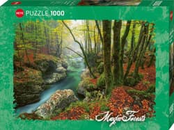 Puzzle 1000 Magiczny las - Potok w lesie