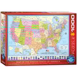 Puzzle 1000 Map of the United States 6000-0788