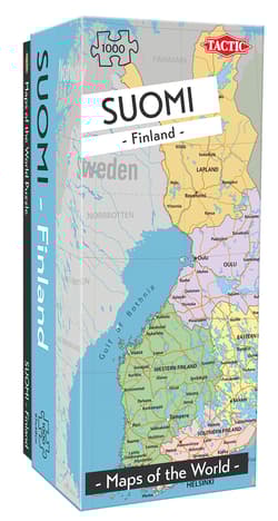 Puzzle 1000 Mapa Finlandia