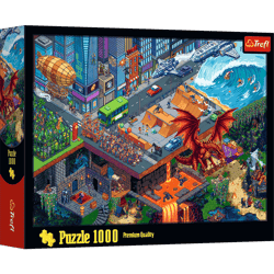 Puzzle 1000 Miasto Pixel 10986
