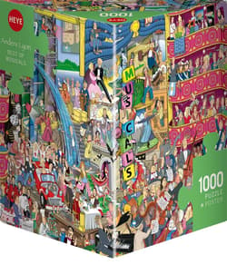 Puzzle 1000 Najlepsze musicale (Puzzle+plakat)