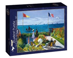 Puzzle 1000 Ogród z widokiem na morze Claude Monet