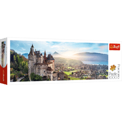 Puzzle 1000 panoramiczne Zamek Menthon Francja 29055