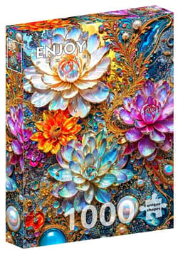 Puzzle 1000 Perłowe lilie wodne