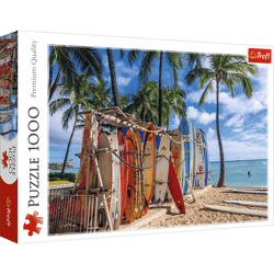 Puzzle 1000 Plaża Waikiki Hawaje 10742