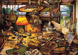 Galeria - zdjęcie nr. 2 - Puzzle 1000 PQ C. WYSOCKI Max Wędkarz