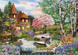 Galeria - zdjęcie nr. 2 - Puzzle 1000 PQ Dom nad jeziorem 111089