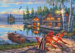 Galeria - zdjęcie nr. 2 - Puzzle 1000 PQ Jezioro Loon USA Darrel Bush 112718