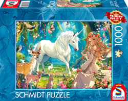 Puzzle 1000 PQ Księżniczka i jednorożec 114393