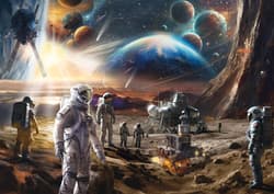 Galeria - zdjęcie nr. 2 - Puzzle 1000 PQ Michele Farella Misja kosmiczna 112955