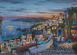 Galeria - zdjęcie nr. 2 - Puzzle 1000 PQ Robert Finale Zachód słońca na Santorini Grecja 113982