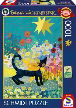 Puzzle 1000 PQ Rosina Wachtmeister Kot w morzu kwiatów 113988