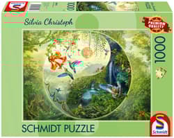 Puzzle 1000 PQ Silvia Christoph W lesie kolibrów 113656