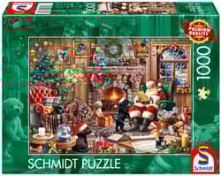 Puzzle 1000 PQ Święty Mikołaj czyta listy 113679