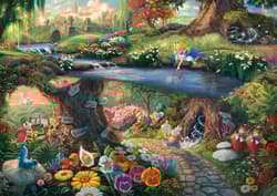 Galeria - zdjęcie nr. 2 - Puzzle 1000 PQ T. Kinkade Alicja w Krainie Czarów Disney 109094
