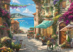 Galeria - zdjęcie nr. 2 - Puzzle 1000 PQ T. Kinkade Kawiarenka na Włoskiej Riwierze 108391