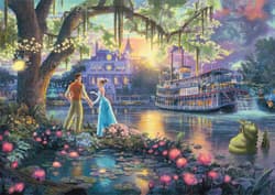 Galeria - zdjęcie nr. 2 - Puzzle 1000 PQ T. Kinkade Księżniczka i żaba Disney 112331