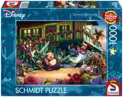 Puzzle 1000 PQ T.Kinkade Lilo i Stich Święta w duchu Aloha Disney 113674
