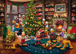 Galeria - zdjęcie nr. 2 - Puzzle 1000 PQ T.Kinkade Myszka Miki choinka Disney 113672