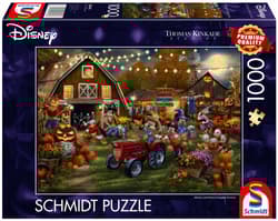 Puzzle 1000 PQ T.Kinkade Myszka Miki festiwal dyni Disney 113673