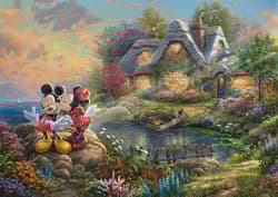 Galeria - zdjęcie nr. 2 - Puzzle 1000 PQ T.Kinkade Myszka Miki & Minnie Disney 108720