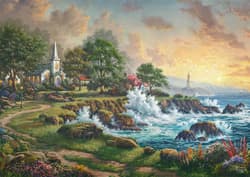 Galeria - zdjęcie nr. 2 - Puzzle 1000 PQ T.Kinkade Nadmorski krajobraz 113669