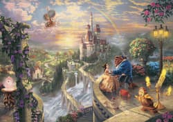 Galeria - zdjęcie nr. 2 - Puzzle 1000 PQ T. Kinkade Piękna i Bestia Miłość Disney 106299