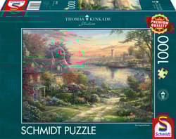 Puzzle 1000 PQ T.Kinkade Port w nowej Anglii USA 113997