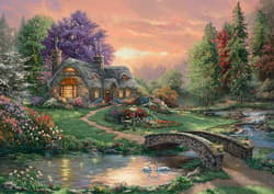Galeria - zdjęcie nr. 2 - Puzzle 1000 PQ T. Kinkade Romantyczny weekend 111100