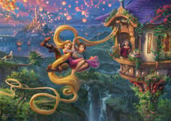 Galeria - zdjęcie nr. 2 - Puzzle 1000 PQ T.Kinkade Roszpunka zaplątani w miłości 113367