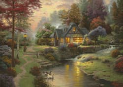 Galeria - zdjęcie nr. 2 - Puzzle 1000 PQ T. Kinkade Spokojny nastrój 105079